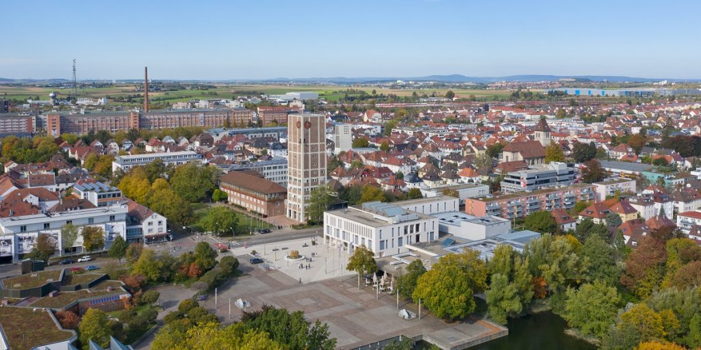 Luftaufnahme Stadt Kornwestheim